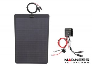 Ford Maverick Flexible Solar Panel Kit - Complete Kit w/ Waterproof Controller + Hood Decal - 2022+ - 60W